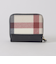 クレストブリッジチェックPVC二つ折り財布