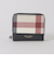 クレストブリッジチェックPVC二つ折り財布