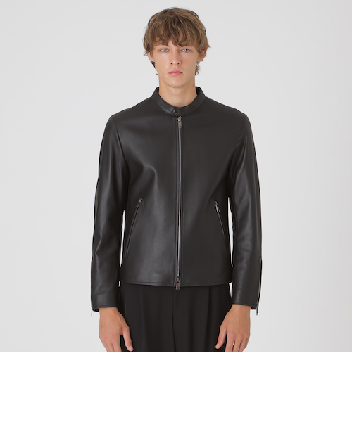ブルーレーベルクレストブリッジ ライダースジャケット BLUE LABEL / BLACK LABEL CRESTBRIDGE｜シープレザーシングル