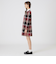クレストブリッジチェックジャカードジャージードレス