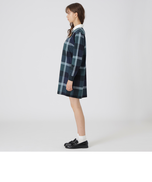 ブルーレーベル ⭐︎クレストブリッジチェックジャカードジャージードレス ワンピース クレストブリッジチェックジャカードジャージードレス（ドレス）｜BLUE