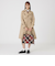 クレストブリッジチェックカルゼギャザーバッグ