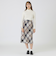 【店舗限定】クレストブリッジチェックサテンプリントスカート