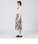 【店舗限定】クレストブリッジチェックサテンプリントスカート