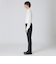 CARREMAN ウォッシャブルソリッドスラックス