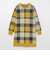 クレストブリッジチェックウーリージャカードドレス