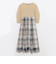 シフォンコンビドレス
