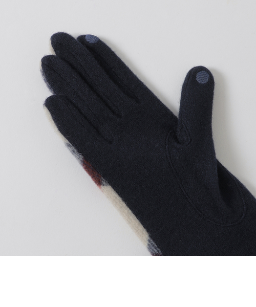 クレストブリッジチェックグローブ｜ブルーレーベルブラックレーベル