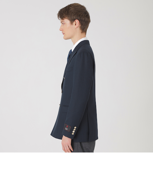 未使用級 ブルーレーベルクレストブリッジ ウェザープルーフタフタコート 38 紺 未使用級 ブルーレーベルクレストブリッジ ウェザープルーフ