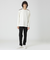 ショルダーチェックニットソー