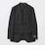 【一部店舗限定】Zegna ISLAND FLEECE ブラックシャドークレストブリッジチェックスーツ