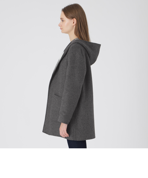 M*R様 タグ付き 未使用 今期 クレストブリッジチェックリバーシブル コーディ クレストブリッジチェックリバーシブルダンボールミディ丈コーディガン