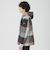 エアリークレストブリッジチェックパデッドパーカー
