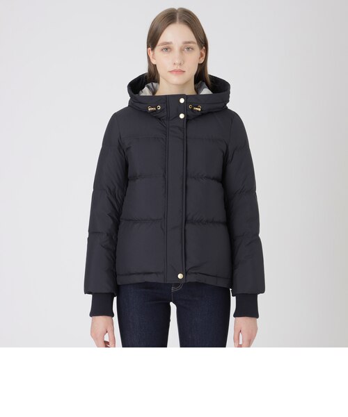ハイマルチピーチタフタショートダウンコート｜ブルーレーベルブラック