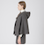【取扱店舗限定】クレストブリッジチェックリバーポリウールケープコート