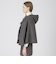 【取扱店舗限定】クレストブリッジチェックリバーポリウールケープコート