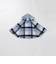 【取扱店舗限定】クレストブリッジチェックリバーポリウールケープコート