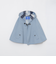 【取扱店舗限定】クレストブリッジチェックリバーポリウールケープコート
