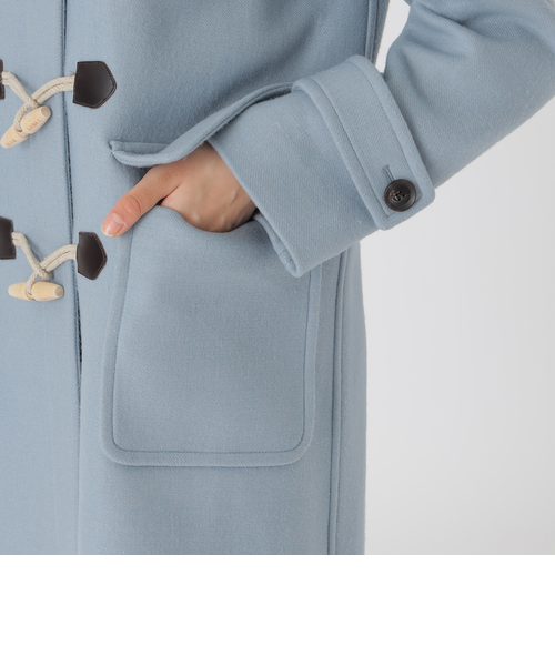 ツイルメルトンダッフルコート｜ブルーレーベルブラックレーベル