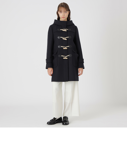 ツイルメルトンダッフルコート｜ブルーレーベルブラックレーベル