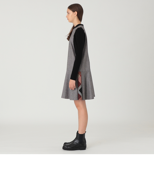 ツイードドッキングドレス｜ブルーレーベルブラックレーベルクレスト