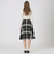 クレストブリッジチェックサキソニーフレアスカート