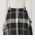 クレストブリッジチェックサキソニーフレアスカート