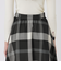 クレストブリッジチェックサキソニーフレアスカート