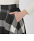クレストブリッジチェックサキソニーフレアスカート