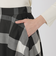 クレストブリッジチェックサキソニーフレアスカート