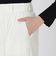 ウールブレンドサキソニーワイドパンツ