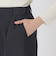 ウールブレンドサキソニーワイドパンツ
