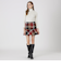 【取扱店舗限定】クレストブリッジチェックロービングツイードミニスカート