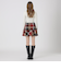 【取扱店舗限定】クレストブリッジチェックロービングツイードミニスカート