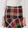 【取扱店舗限定】クレストブリッジチェックロービングツイードミニスカート
