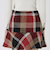 【取扱店舗限定】クレストブリッジチェックロービングツイードミニスカート