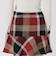 【取扱店舗限定】クレストブリッジチェックロービングツイードミニスカート