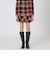 【取扱店舗限定】クレストブリッジチェックロービングツイードミニスカート