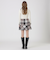【取扱店舗限定】クレストブリッジチェックロービングツイードミニスカート