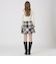 【取扱店舗限定】クレストブリッジチェックロービングツイードミニスカート