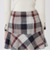 【取扱店舗限定】クレストブリッジチェックロービングツイードミニスカート