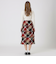 【取扱店舗限定】クレストブリッジチェッククロッシングビエラティアードスカート