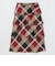 【取扱店舗限定】クレストブリッジチェッククロッシングビエラティアードスカート