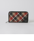 【一部店舗限定】クレストブリッジチェックラウンドジップウォレット