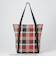 【ハローキティコラボ】クレストブリッジチェックビッグトート
