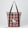 【ハローキティコラボ】クレストブリッジチェックビッグトート