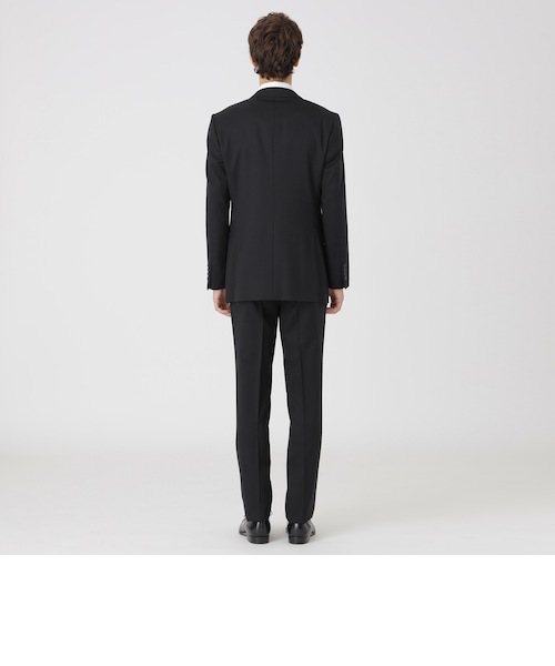 美品　ブラックレーベルクレストブリッジ　スーツ　42L ネイビー系　スリーピース ブラックレーベルクレストブリッジ BLACK LABEL CRESTBRIDGE MIYUKI