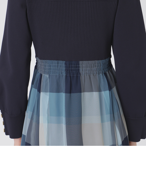 シフォンコンビドレス｜ブルーレーベルブラックレーベルクレスト