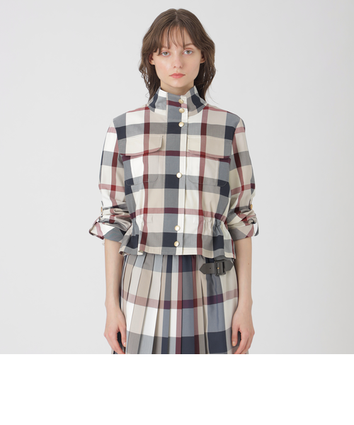 新品タグ付き♪ブルーレーベルクレストブリッジ デニム風ショートブルゾン 完売品 新品タグ付き♪ブルーレーベルクレストブリッジ デニム風ショート