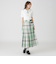 【店舗限定】クレストブリッジチェックライトツイルスカート